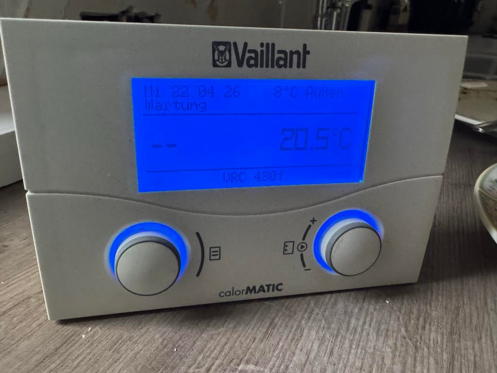 Vaillant calorMATIC VRC 430f draadloze thermostaat, Ophalen of Verzenden, Slimme thermostaat, Gebruikt