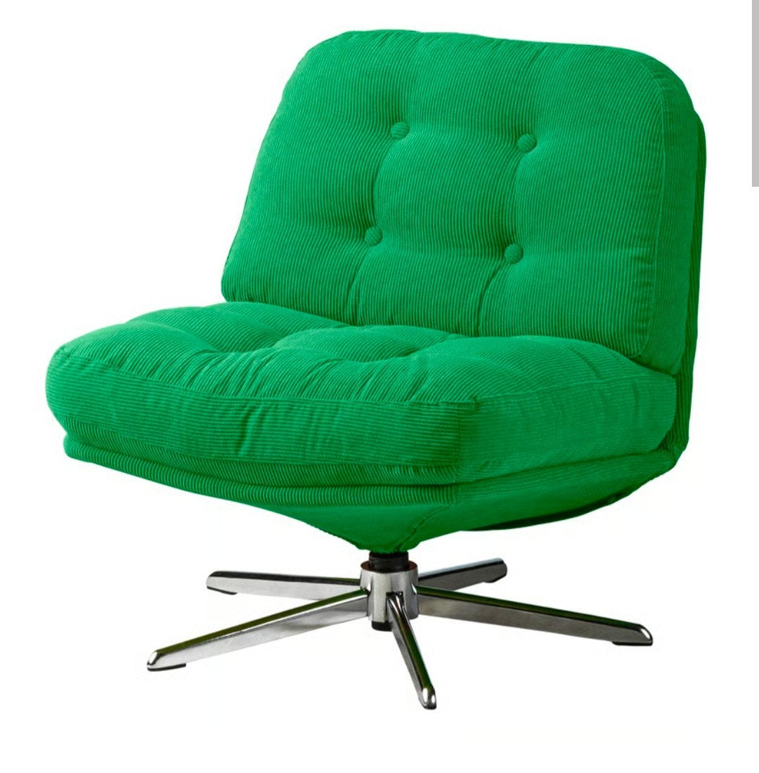 DYVLINGE (voorheen MILA) draaibare fauteuil - Nytillverkad, Huis en Inrichting, Fauteuils, Ophalen, Nieuw, 75 tot 100 cm, Stof