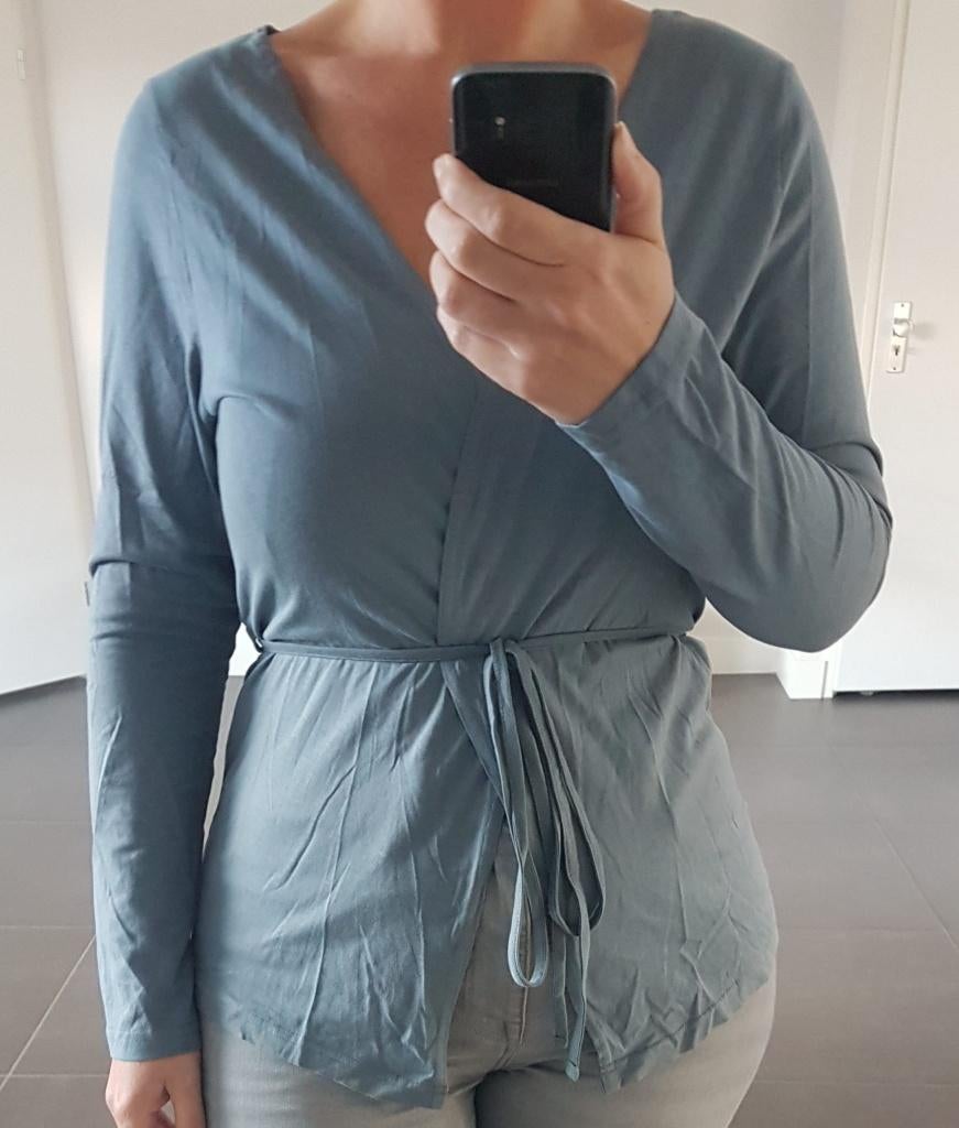Vest Mar Collection Blauw XL 100% Cotton Katoen, Kleding | Dames, Verzenden, Nieuw, Maat 46/48 (XL) of groter, Blauw