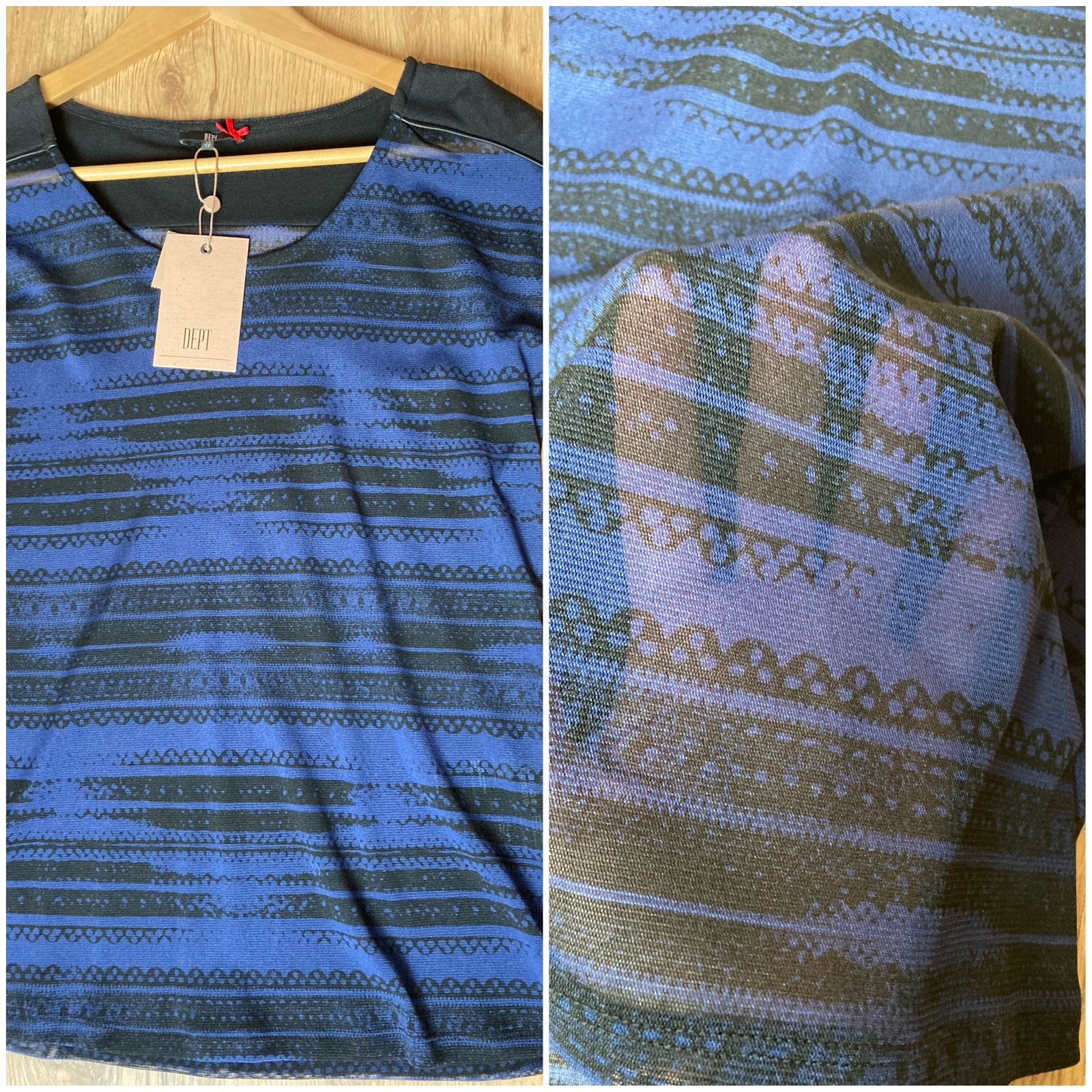 NIEUW Dept top stijlvol luchtig maat XS/34 met prijskaartje, Meerkleurig, Nieuw, Ophalen of Verzenden, Korte mouw