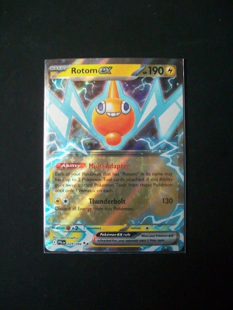 3466. Nieuwe Pokemon Kaart ROTOM EX HP 70 029/094, Verzenden, Nieuw, Losse kaart, Foil