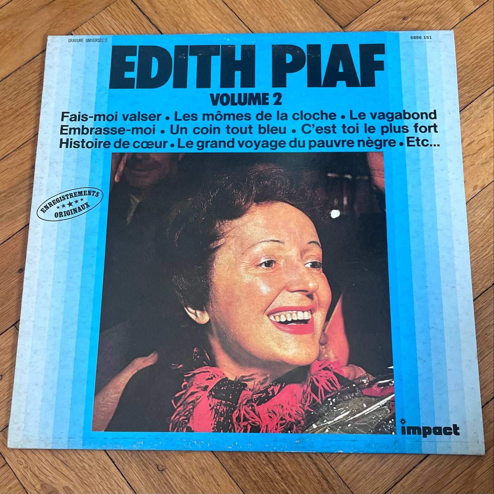 Edith Piaf - Volume 2 (Vinyl LP), Ophalen of Verzenden, Gebruikt, Album