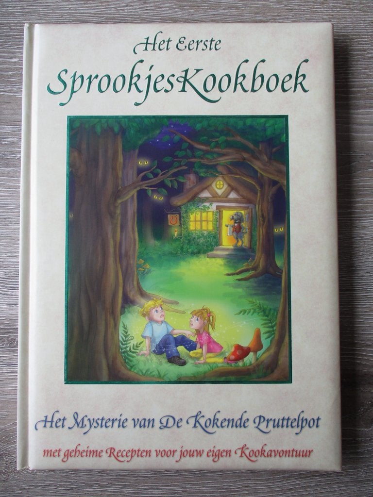 Het eerste sprookjeskookboek ; Het mysterie van de kokende, Ophalen of Verzenden, Gelezen, Fictie algemeen