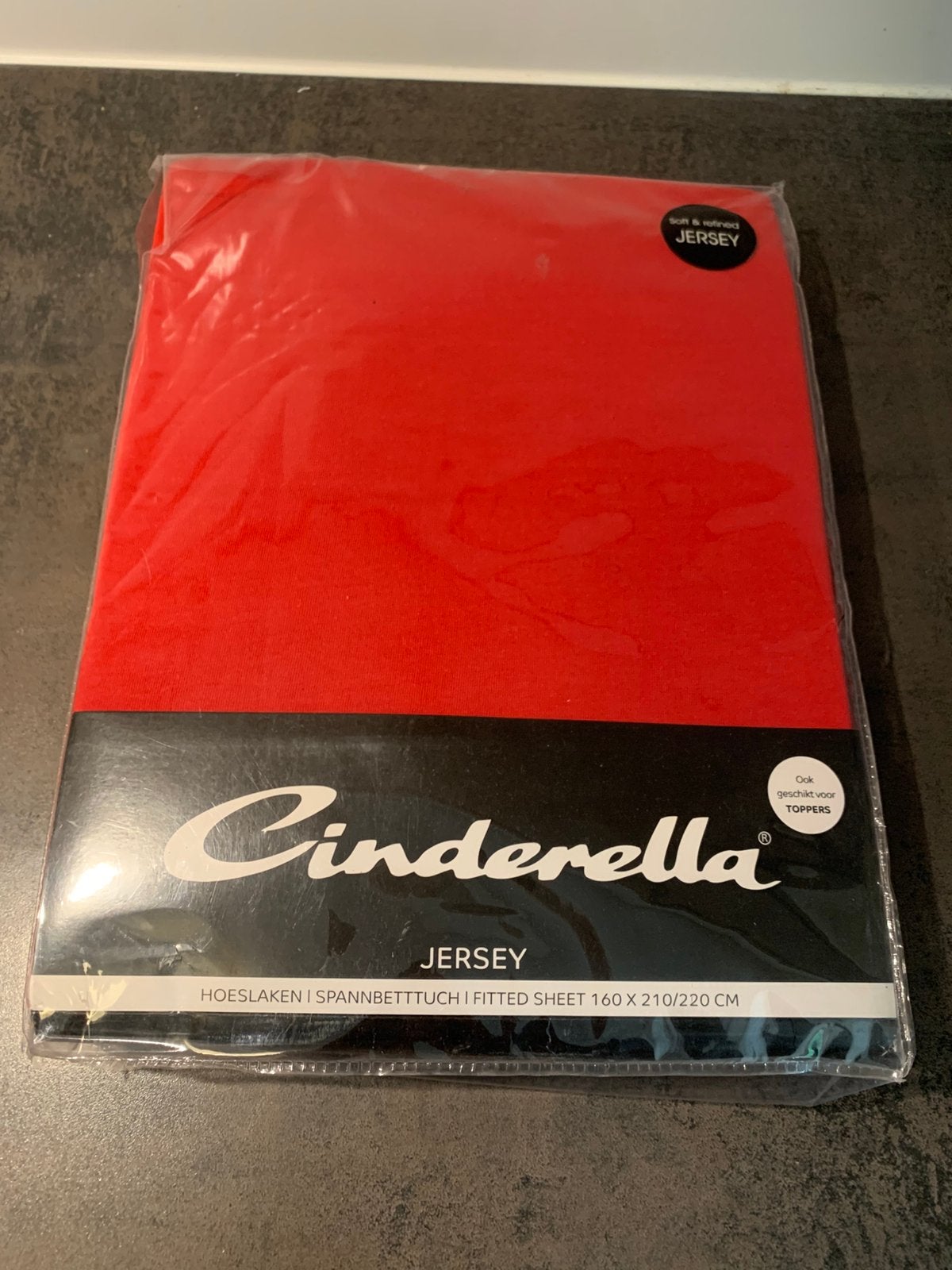 Cinderella Jersey Hoeslaken 160x220 nieuw, Ophalen of Verzenden, Nieuw, Eenpersoons, Hoeslaken of Sloop