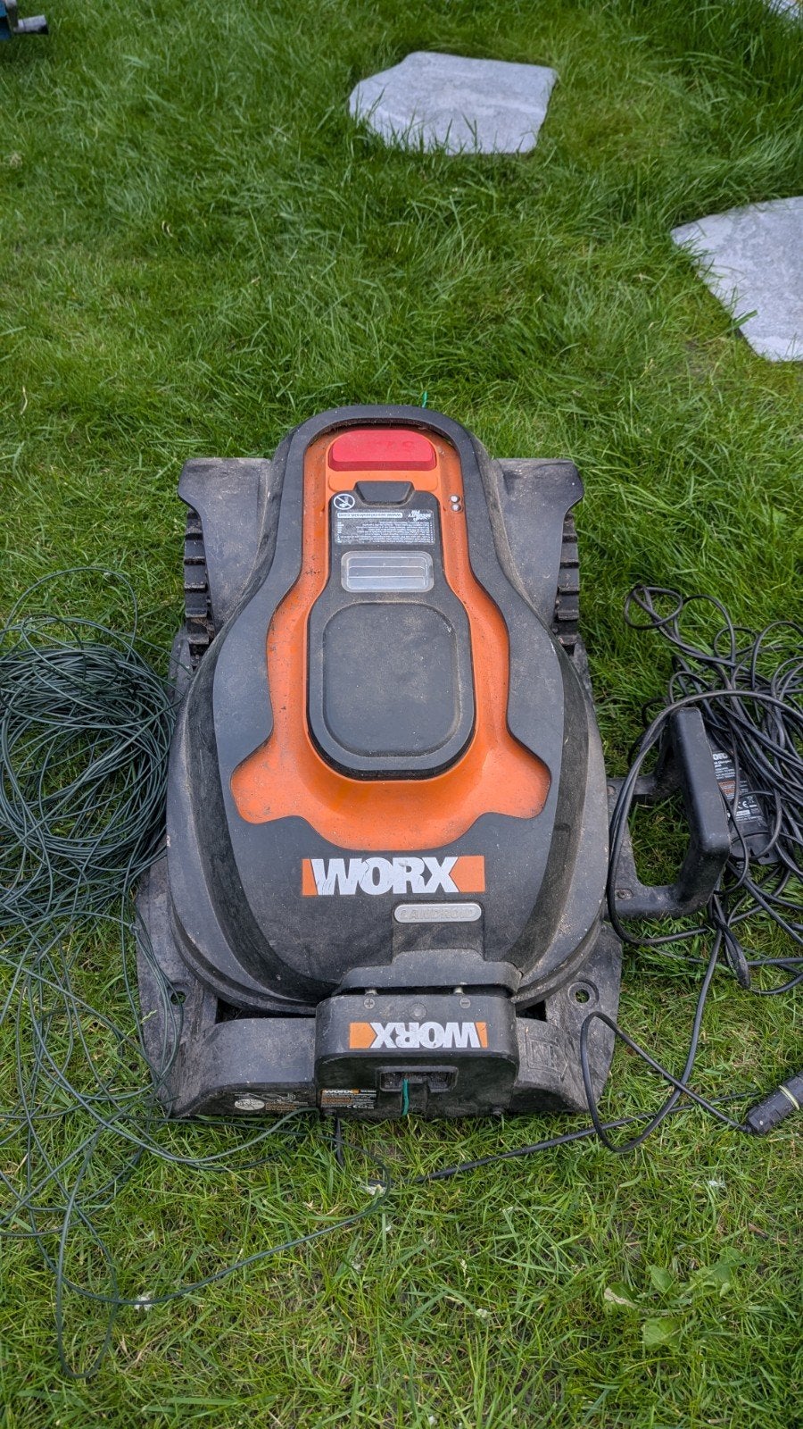 Worx Landroid robotmaaier - Gebruikt, met accessoires, Ophalen, Gebruikt, Accu-grasmaaier, Worx