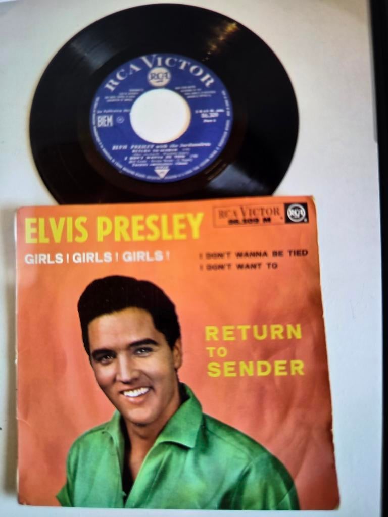 Elvis Presley - Return to Sender / Girls! Girls! Girls!, Ophalen of Verzenden