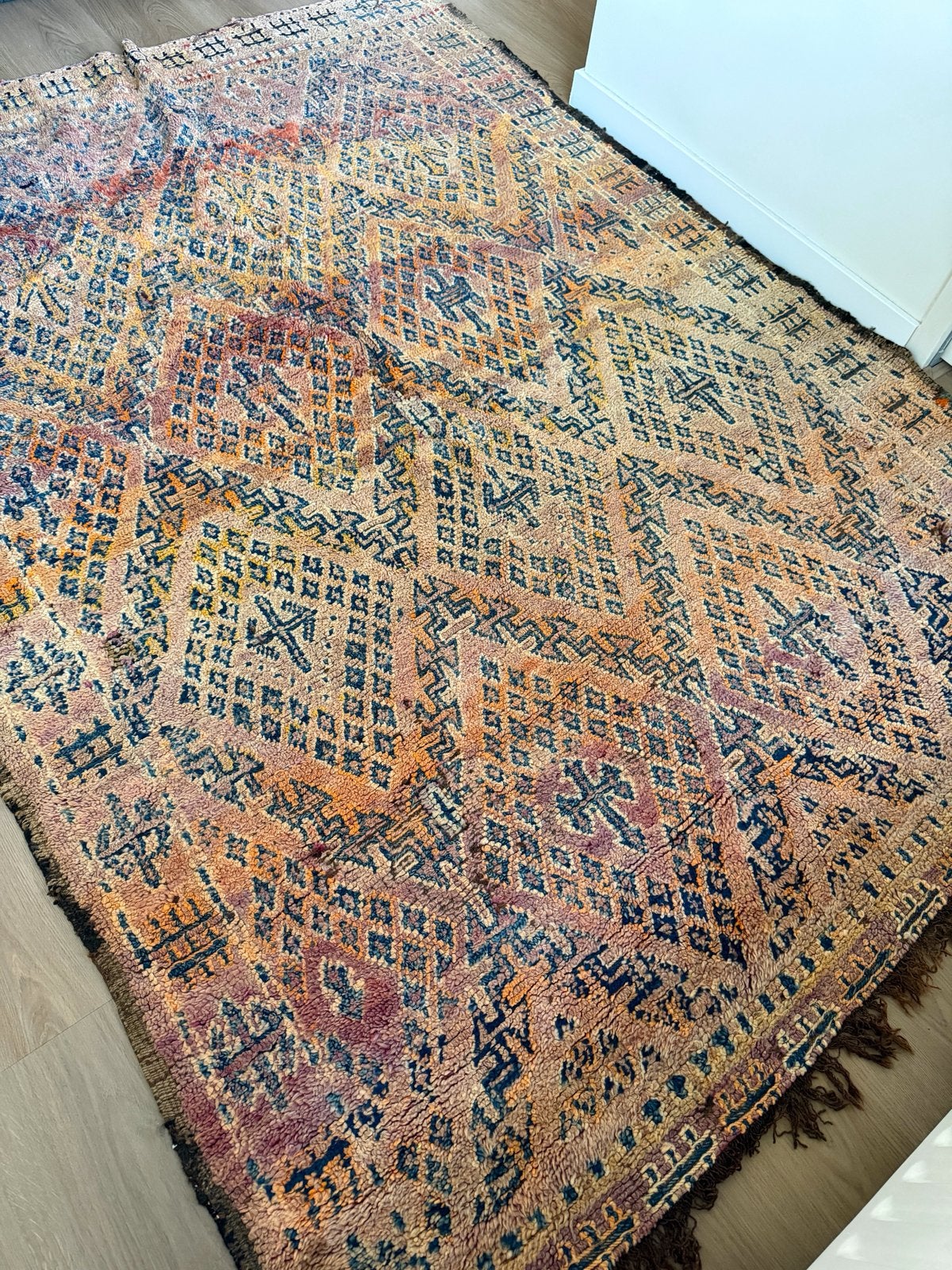 Nieuw Berber vloerkleed 250x180cm, 150 tot 200 cm, Oranje, Ophalen of Verzenden, Rechthoekig