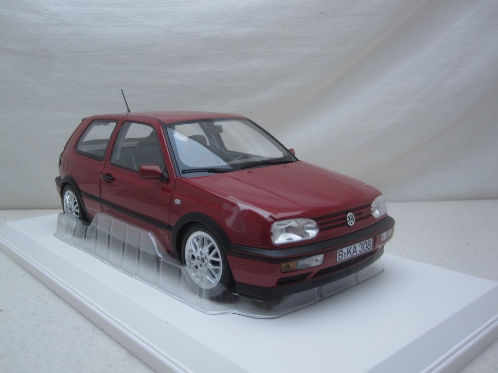 VW Golf Mk3 GTi rood 1996 20th Anniversary 1:18 Norev, Ophalen of Verzenden, Nieuw, Auto, Norev