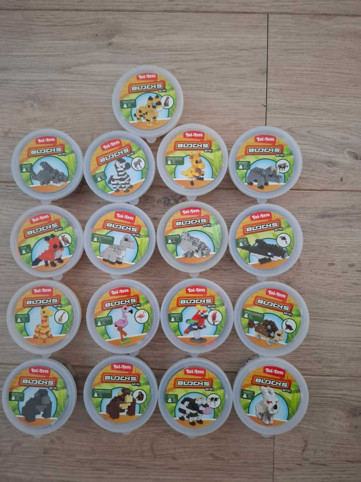 Toi-Toys Blocks Mini Dieren Bouwsets - Diverse Modellen, Ophalen of Verzenden, Zo goed als nieuw