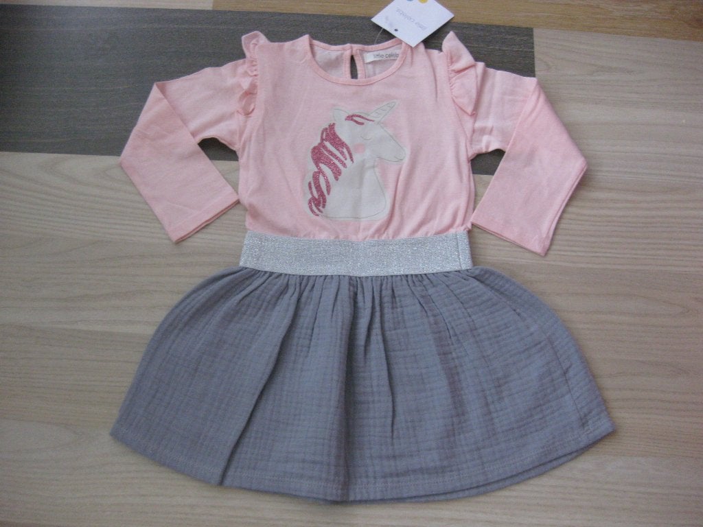 Nieuw katoenen eenhoorn jurkje van Little Celebs, maat 92, Kinderen en Baby's, Nieuw, Jurk of Rok, Little Celebs, Verzenden