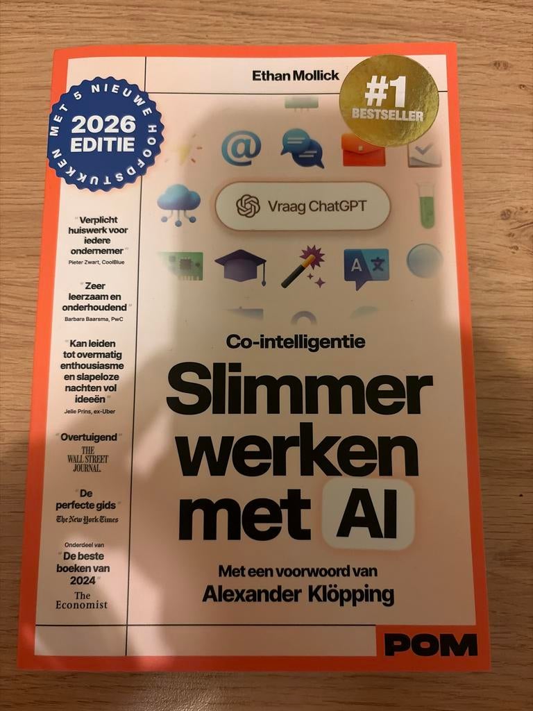 Co-intelligentie: Slimmer werken met AI (2026 editie), Boeken, Informatica en Computer, Ophalen of Verzenden, Nieuw, Overige onderwerpen
