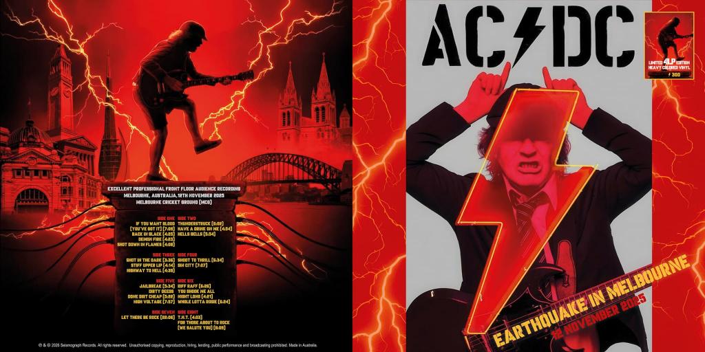 Ac/dc 4lp numbered boxset Krokus Airbourne Accept Motorhead, Cd's en Dvd's, Vinyl | Hardrock en Metal, Verzenden, 2020 tot heden