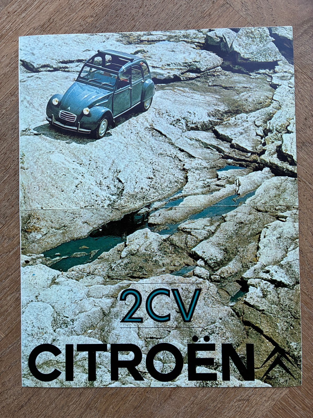 Citroën 2CV brochure, Verzenden, Zo goed als nieuw, Citroën