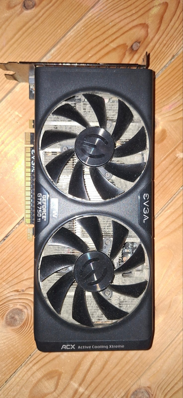 EVGA GeForce GTX 750 Ti ACX - Gebruikte Videokaart, PCI-Express 3, Gebruikt, Ophalen of Verzenden, GDDR5