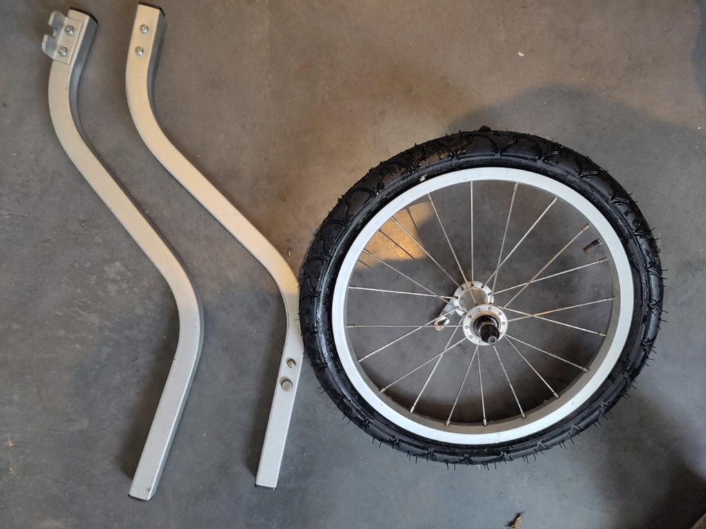 Thule fietskar voorwielset (Thule chariot jogging set), Overige merken, Minder dan 10 versnellingen, Aluminium, 49 tot 53 cm