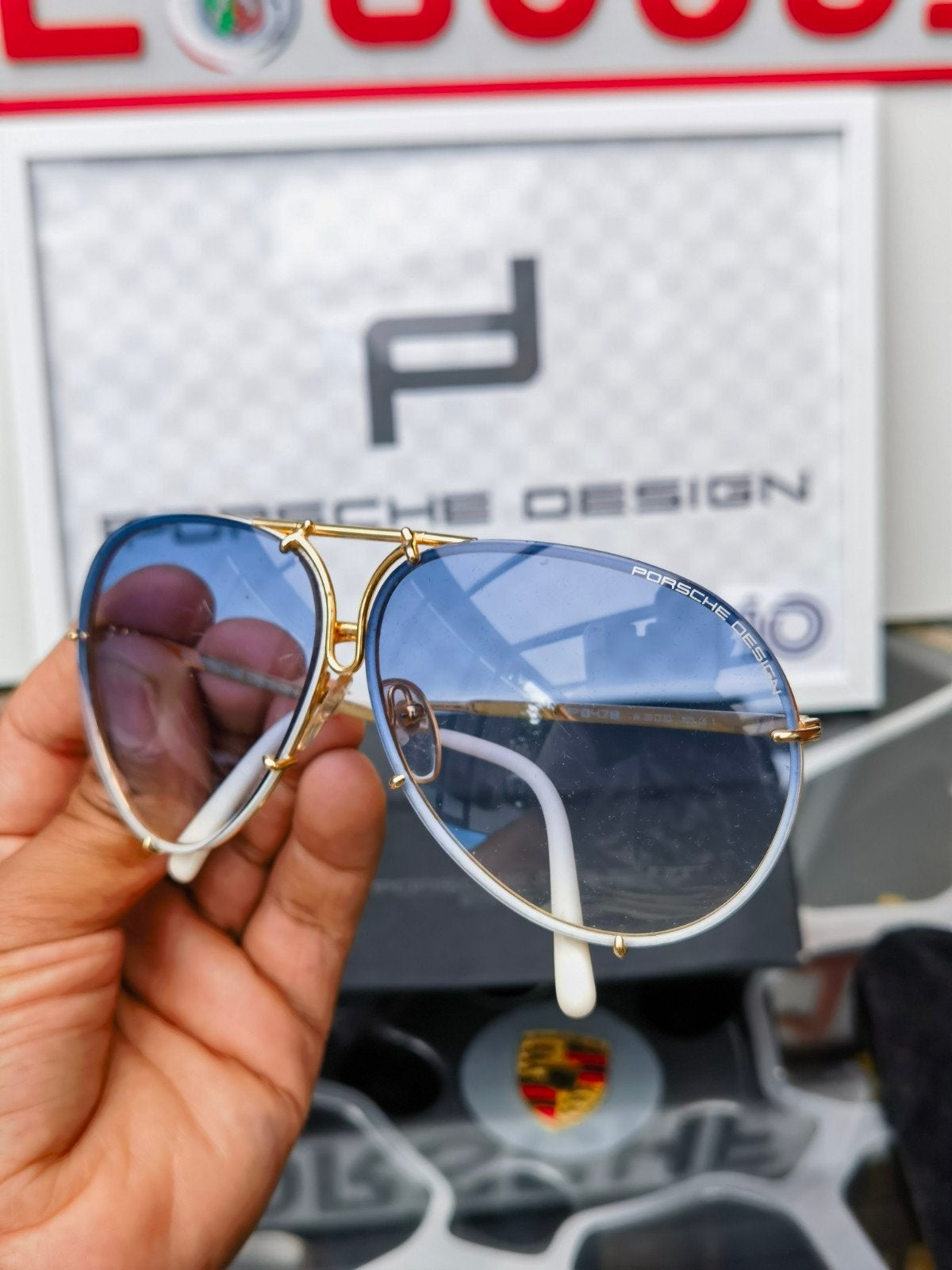 Origineel unisex porsche design piloten zonnebril 

Model, Overige merken, Zonnebril, Blauw, Ophalen of Verzenden