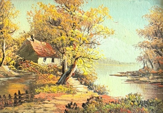 Schilderij van J. van Eck, Ophalen of Verzenden