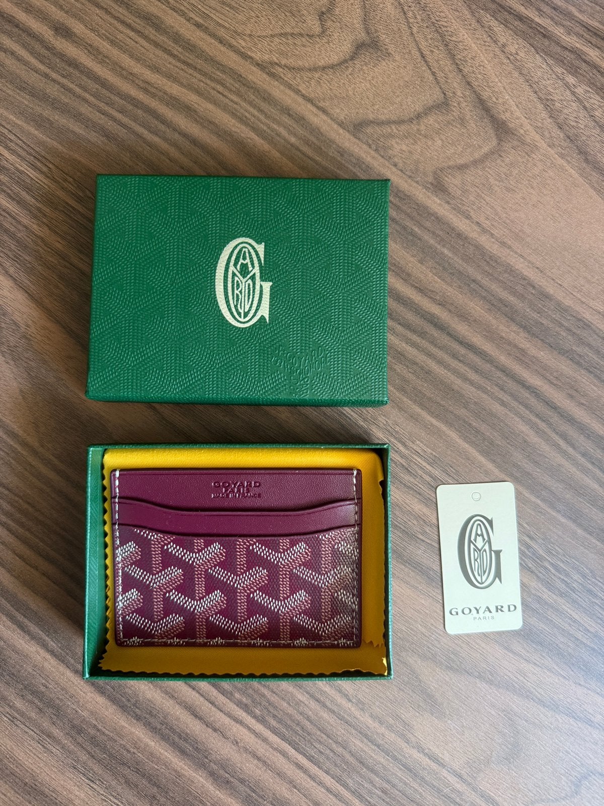 Goyard cardholder rood, Ophalen of Verzenden, Zo goed als nieuw, Rood
