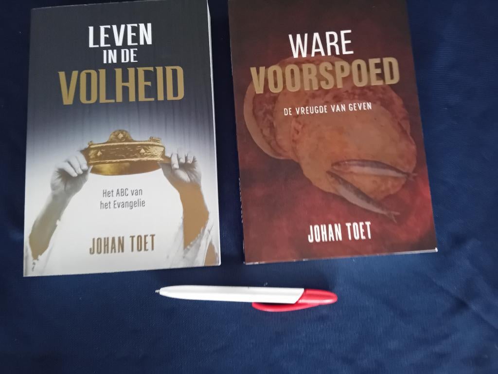 2 boeken van de evangelist Johan Toet., Ophalen of Verzenden, Zo goed als nieuw, Christendom | Protestants