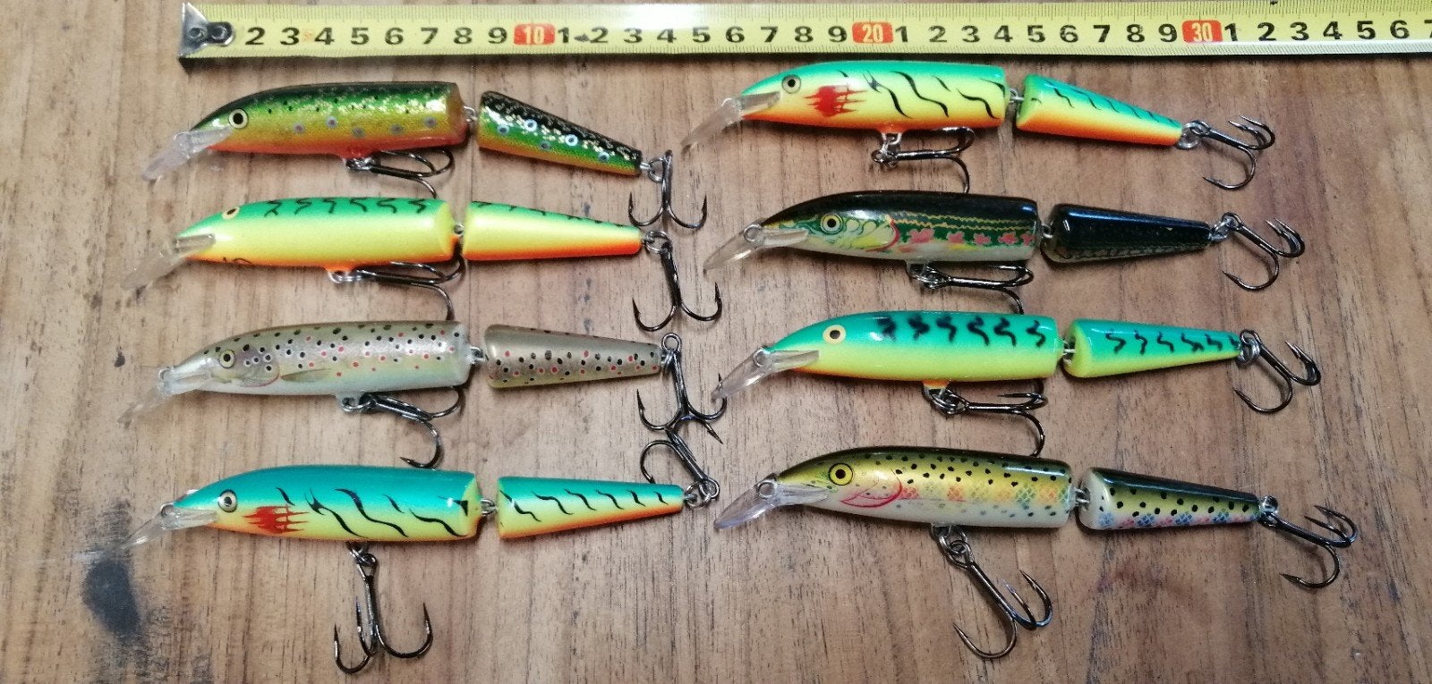8x Rapala Jointed J13 pluggen, Ophalen, Overige typen