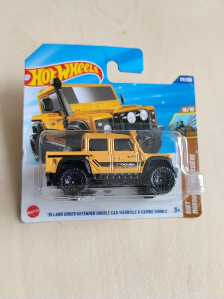 Hotwheels '15 land Rover defender double cab, Ophalen of Verzenden, Nieuw, Auto