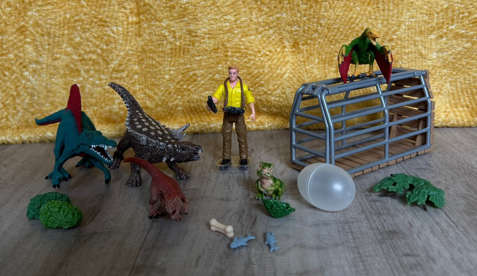 Schleich Dinosaurus speelset (adventkalender), Ophalen of Verzenden, Zo goed als nieuw, Jongen of Meisje