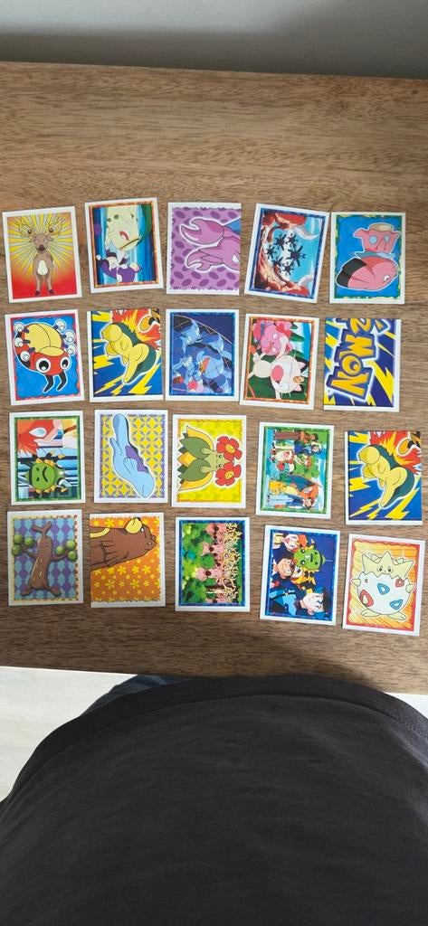 Vintage Pokémon Merlin-stickers 1999-2001 (41 stuks), Hobby en Vrije tijd, Stickers en Plaatjes, Gebruikt, Meerdere stickers, Ophalen of Verzenden