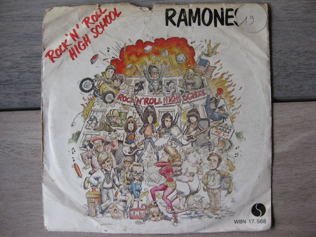 Vinyl single Ramones   "Rock 'n' roll highschool", Ophalen of Verzenden, Gebruikt, Pop