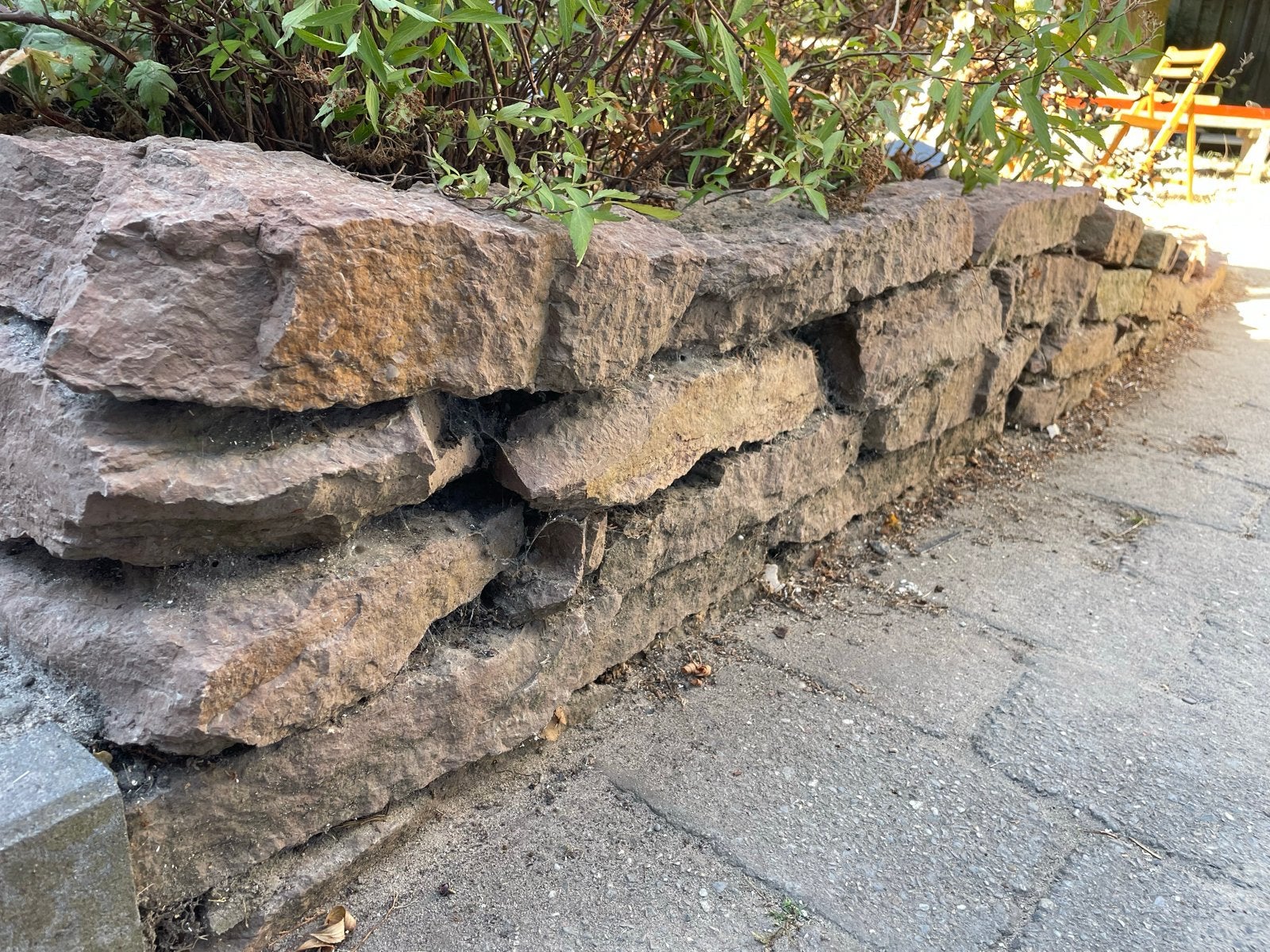Borderstenen voor de tuin, Tuin en Terras, Ophalen, Overige materialen, Gebruikt, Bruin