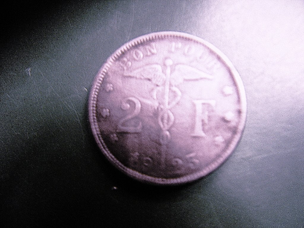 2 Belgische Frank 1923, Postzegels en Munten, Ophalen of Verzenden, Losse munt