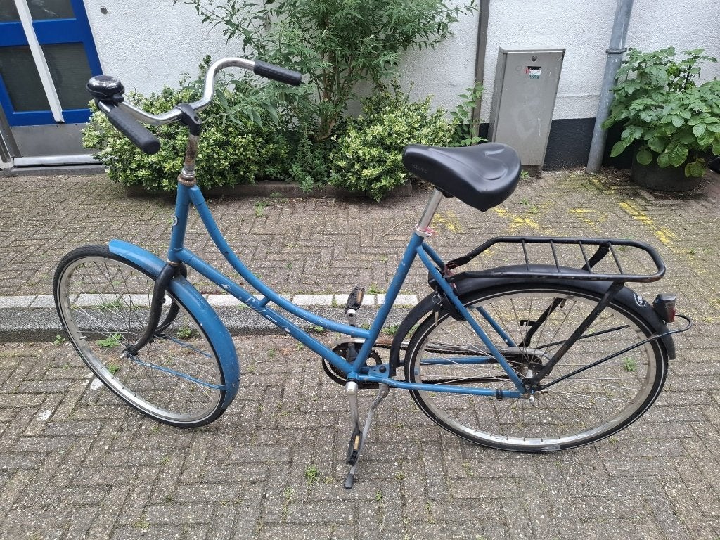 Damesfiets, Fietsen en Brommers, Fietsen | Dames | Damesfietsen, Terugtraprem, Ophalen, Overige merken, 53 tot 56 cm