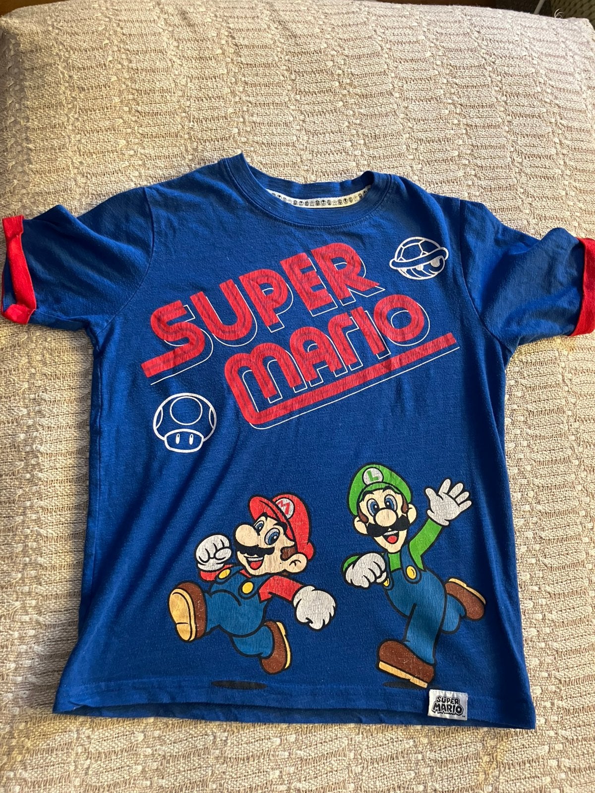 T-shirt Super Mario nintendo vintage, Ophalen of Verzenden, Gebruikt, Jongen of Meisje, Shirt of Longsleeve