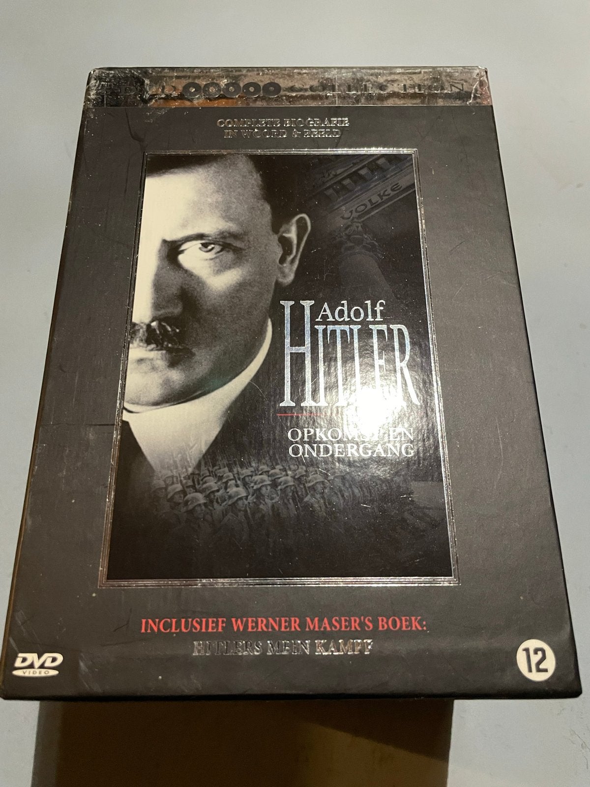 Adolf Hitler: Opkomst en Ondergang DVD Boxset + Boek, Ophalen, Inclusief boekje, Politiek of Geschiedenis, Vanaf 12 jaar