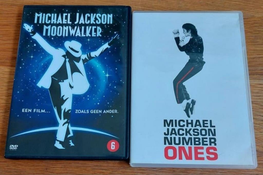 2 x Michael Jackson: Moonwalker & Number ones, Alle leeftijden, Ophalen of Verzenden, Zo goed als nieuw
