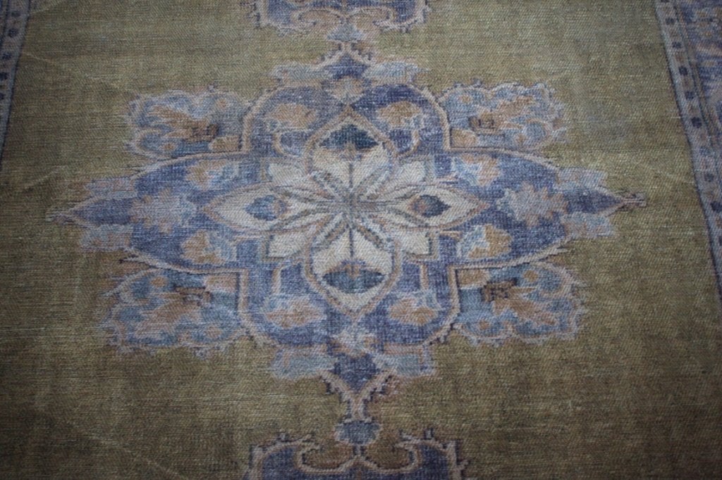 Mooi sfeervol vloerkleed Perzisch vintage okergeel 160x230, Ophalen, 150 tot 200 cm, 200 cm of meer, Zo goed als nieuw