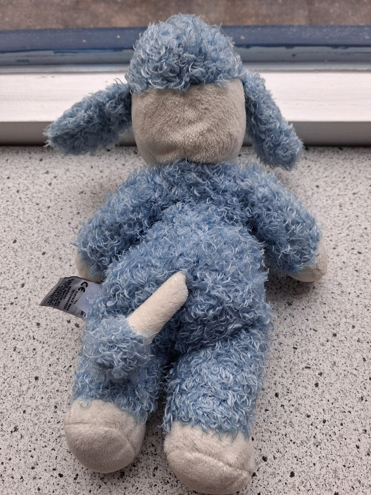 Schaap Poedel blauw velours Tatty Teddy by Blue Nose Friends, Korrelvulling, Blauw, Zo goed als nieuw, Middelgroot (20 tot 80 cm)