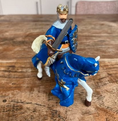 Papo King Richard te paard., Ophalen of Verzenden, Zo goed als nieuw