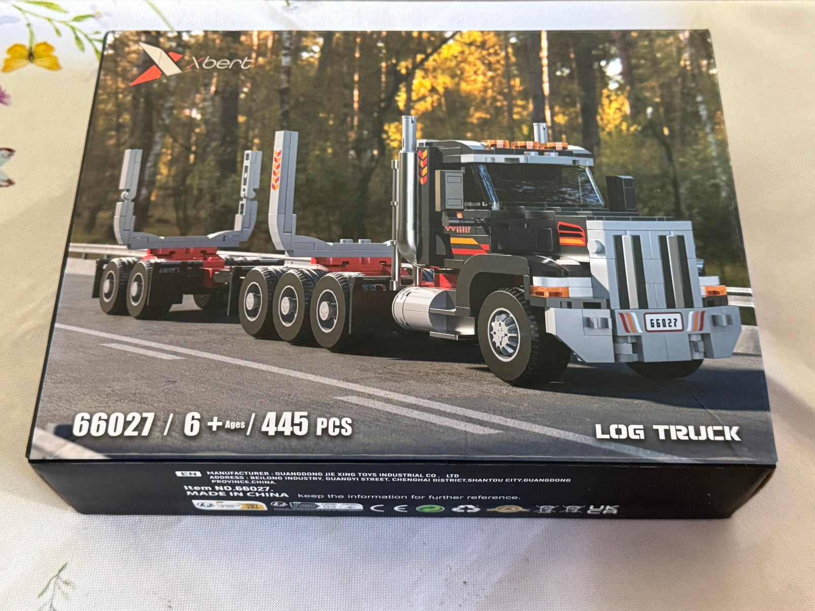 bouwdoos lego related boomstammen vrachtwagen pr incl  vzk, Ophalen of Verzenden, Nieuw