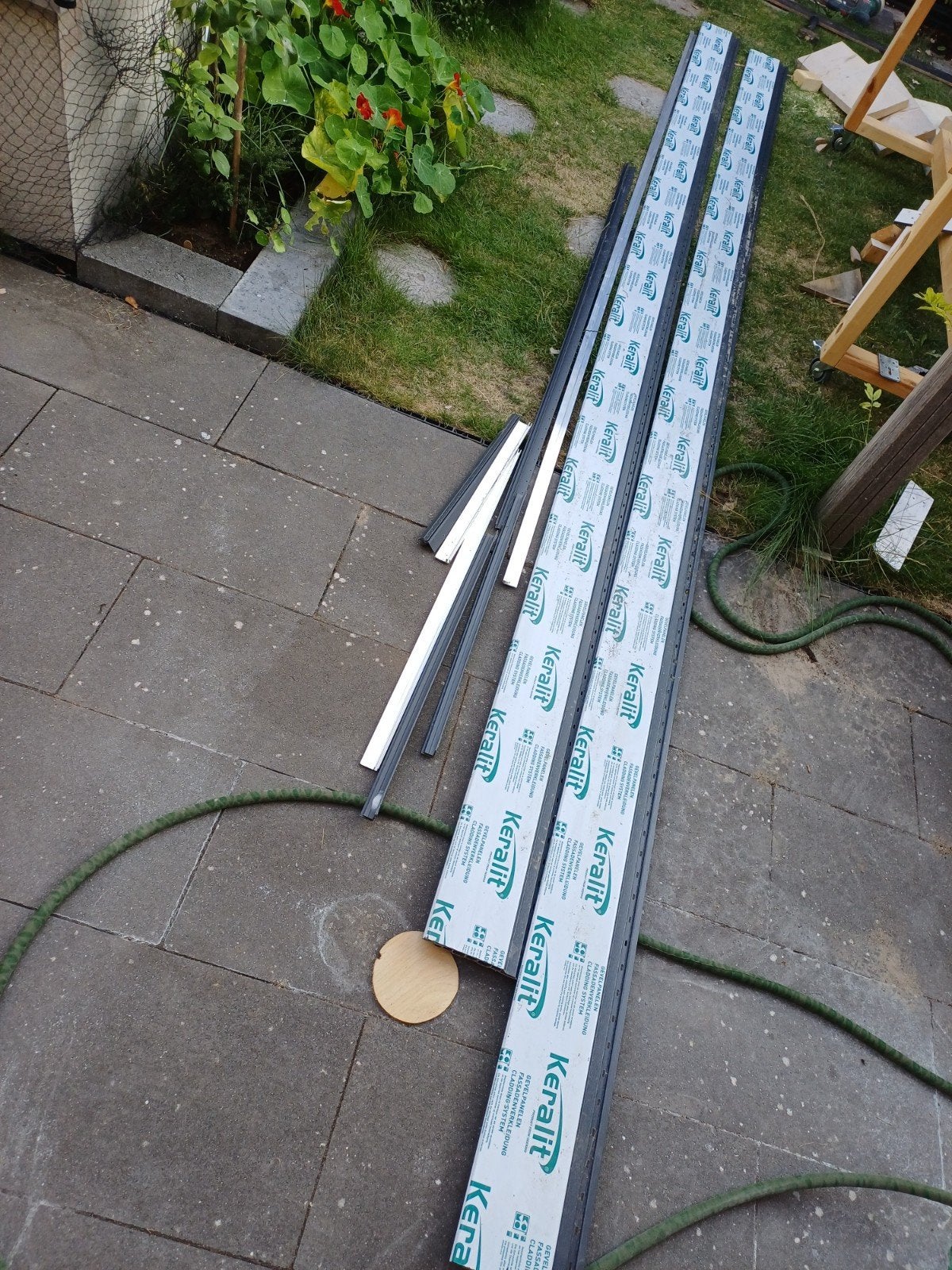 keralit antraciet 390cm en 420cm 90cm, 180cm., Ophalen, Kunststof, Overige typen