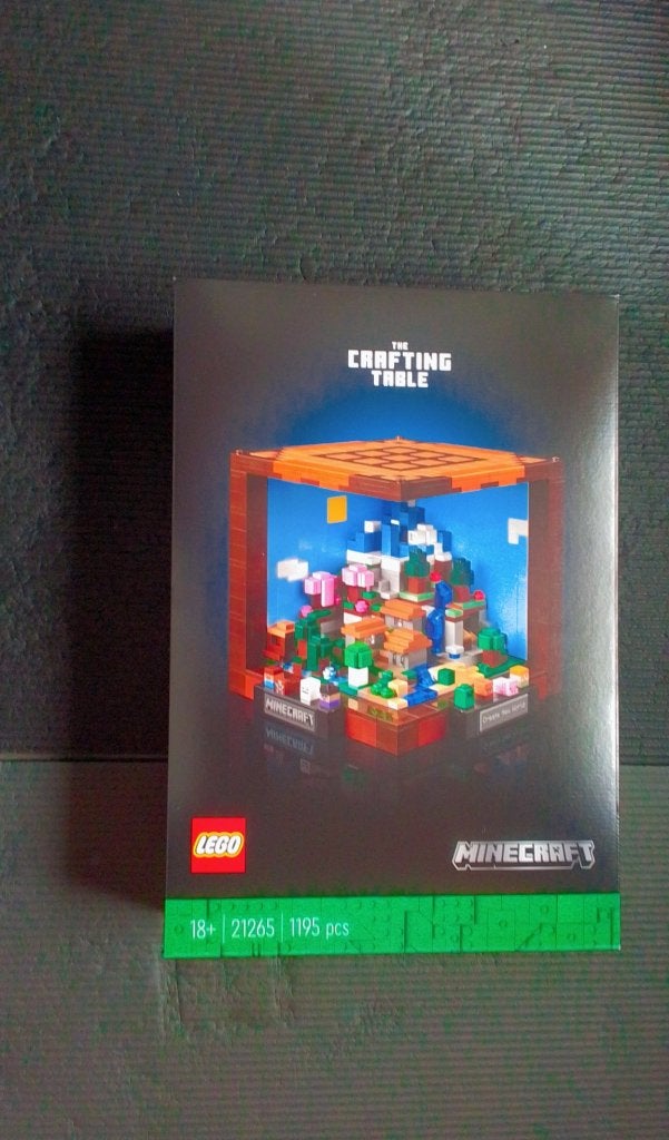 Lego minecraft de werkbank 21265, Minecraft, Lego, Ophalen of Verzenden, Zo goed als nieuw