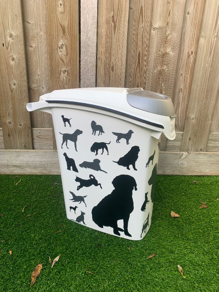 Curver Voedselcontainer - Silhouette Hond - 23 L kunststof, Overige merken, Ophalen, Zo goed als nieuw, Voer-/drinkbak
