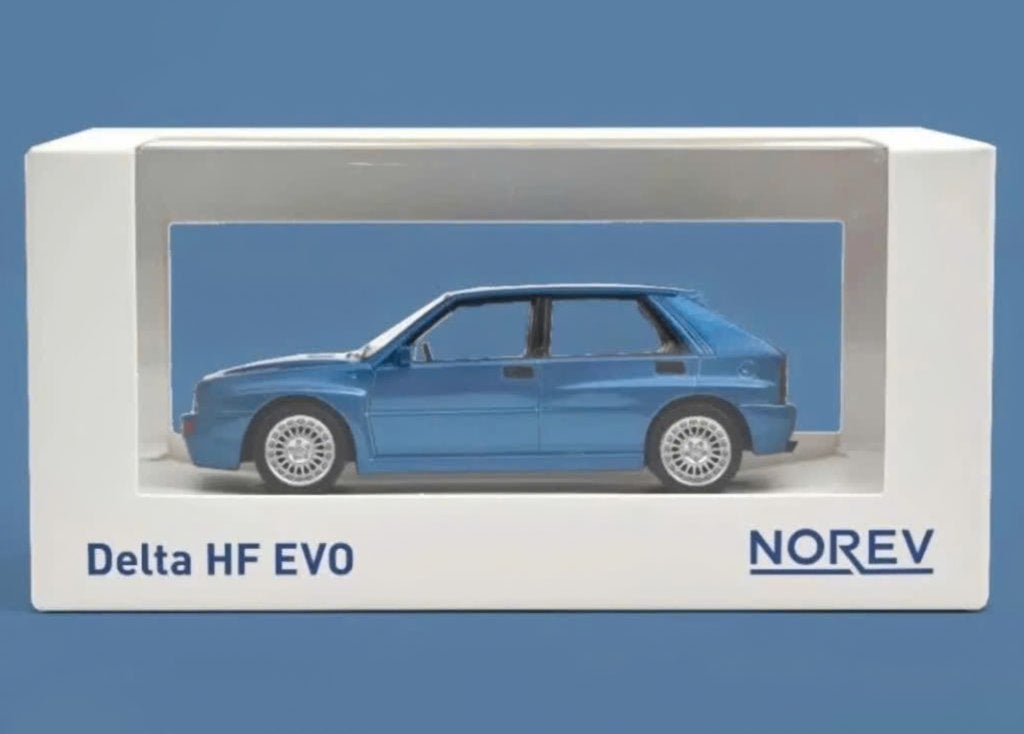 Lancia Delta HF Evo 2 1993 Blauw Jet-car 1/43 NOREV R 780093, Verzenden, Nieuw, Auto, Norev