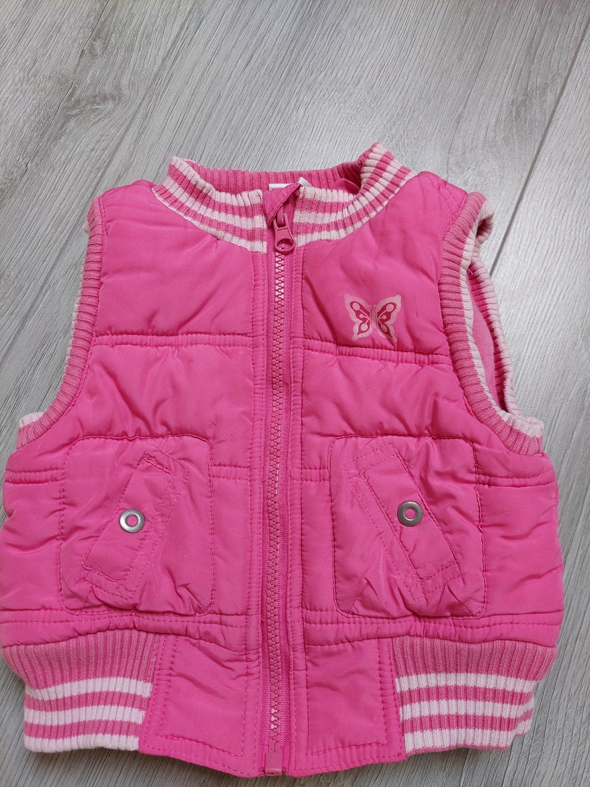 Bodywarmer maat 68 meisje jas jasje jack, Ophalen of Verzenden, Zo goed als nieuw, Meisje, Jasje