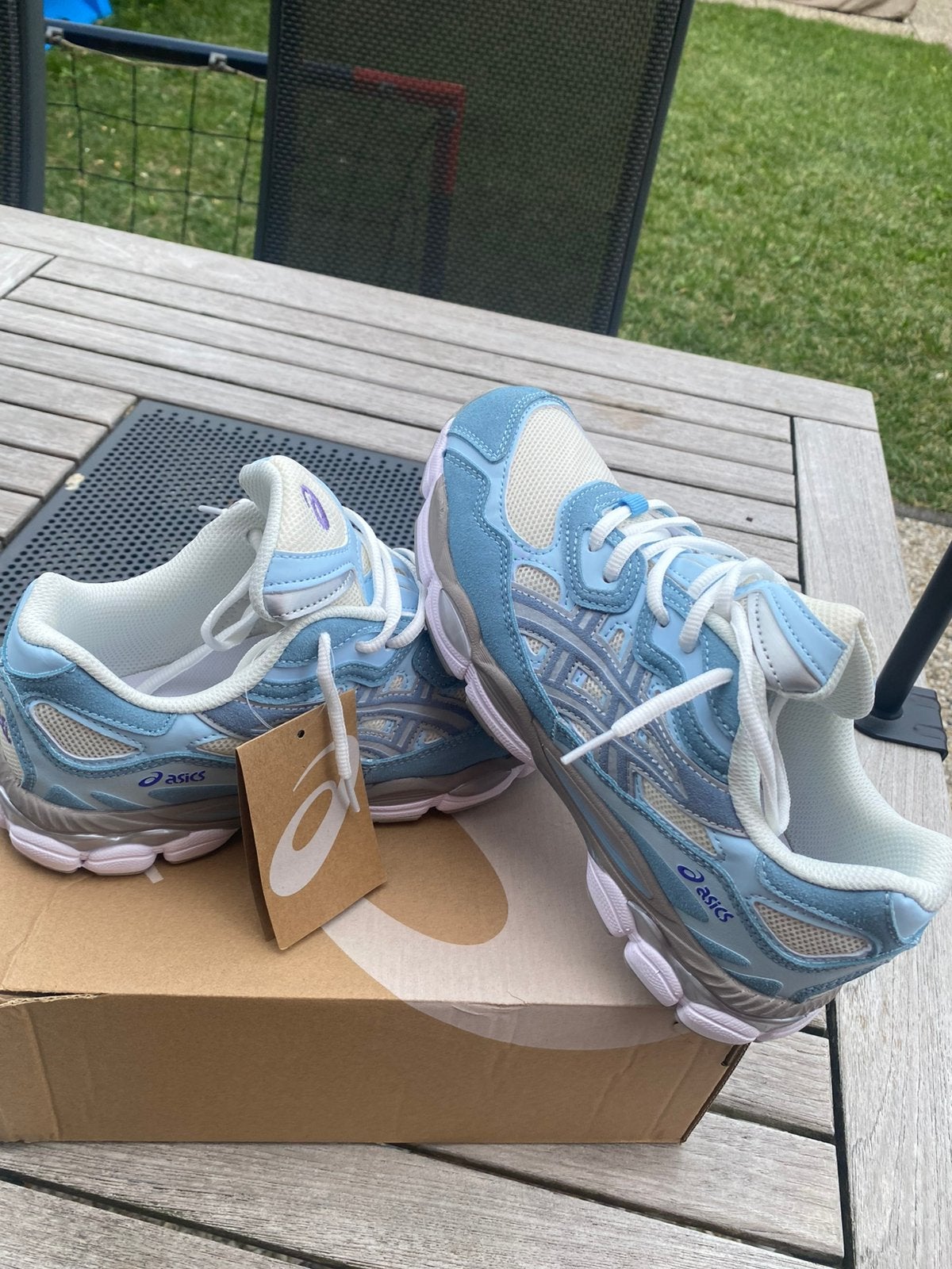 Asics gel nyc, Kleding | Heren, Schoenen, Verzenden, Nieuw, Wit, Sportschoenen