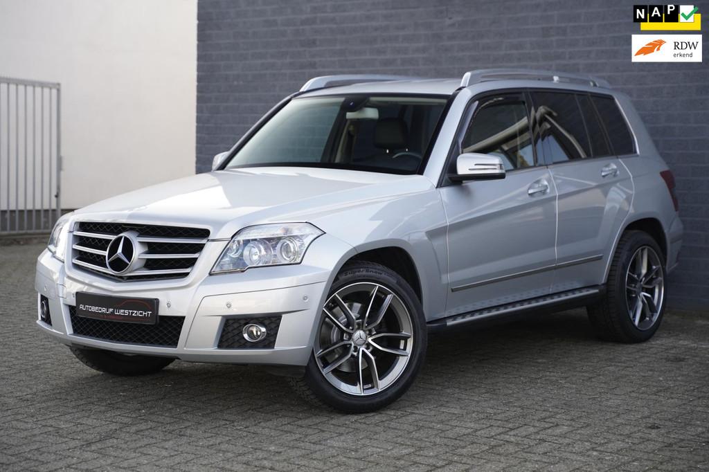 Mercedes-Benz GLK-klasse 280 4-Matic 4x4 Automaat, Trekhaak, Auto's, Automaat, Gebruikt, Zwart, Leder en Stof