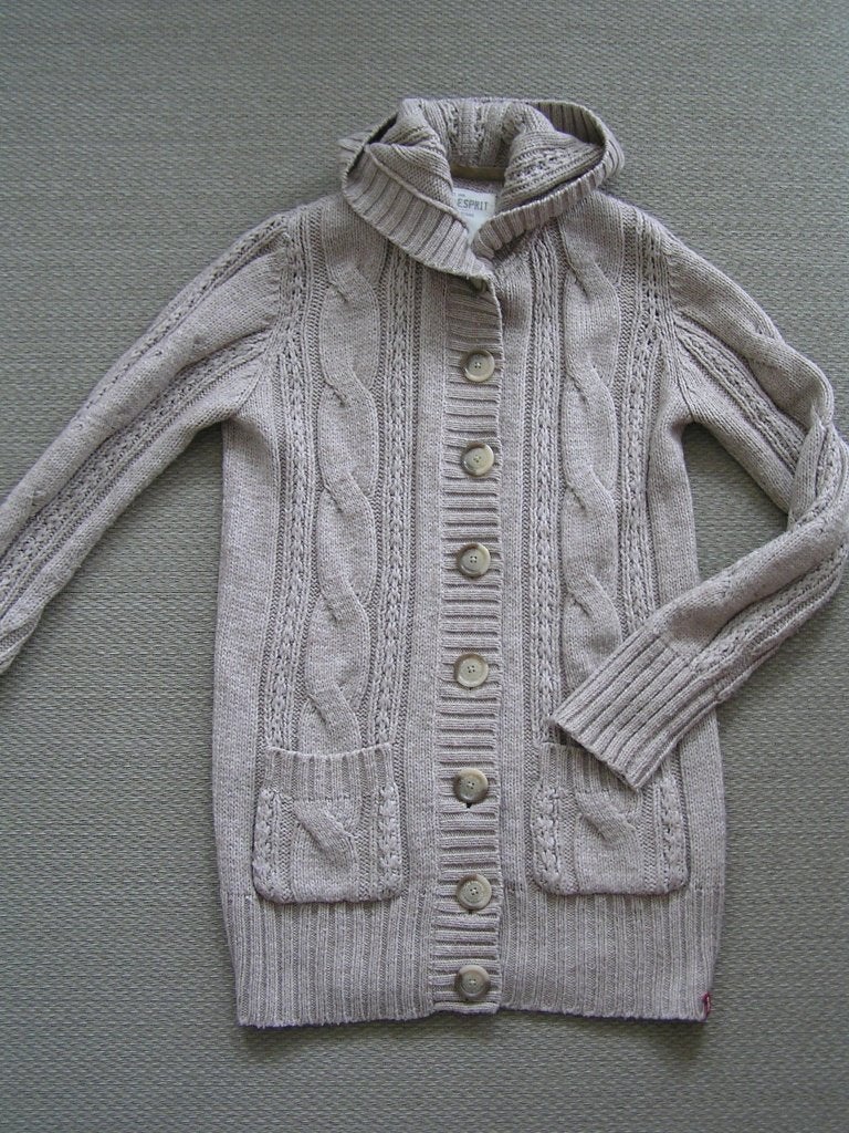 Beige Esprit vest maat XL * 15-16 jaar., Meisje, Trui of Vest, Nieuw, Ophalen of Verzenden