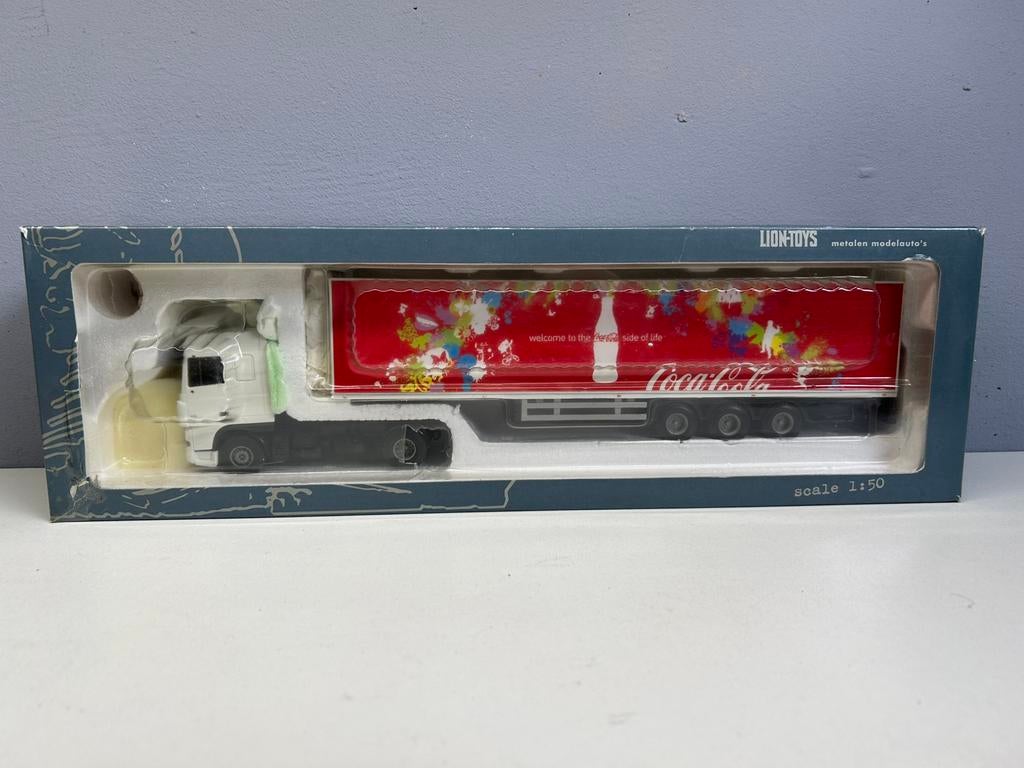 Lion toys car Daf Coca Cola welcome to Coca Cola side MIB, Ophalen of Verzenden, Nieuw, Bus of Vrachtwagen, Lion Toys