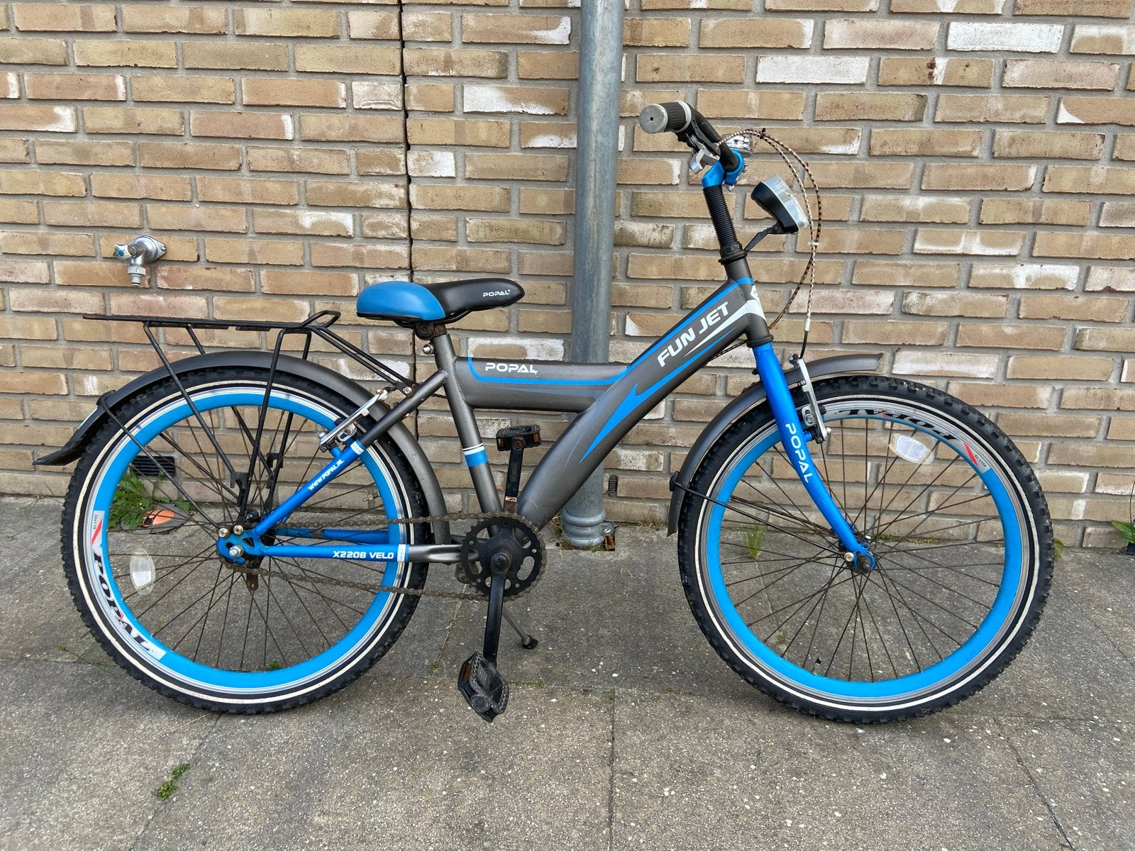 Popal jongensfiets 22 inch, Fietsen en Brommers, Fietsen | Jongens, Ophalen, Gebruikt, 22 inch