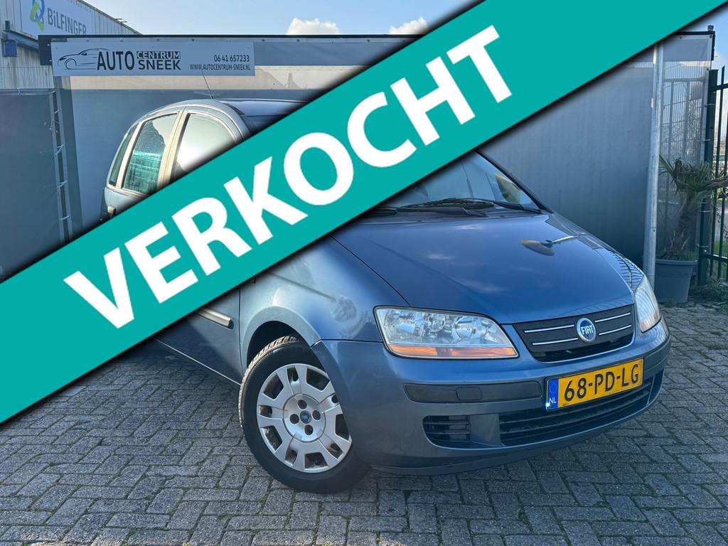 Fiat Idea 1.4-16V Dynamic - EXPORT - Airco - Elektr. ramen, Voorwielaandrijving, Gebruikt, Idea, Metallic lak