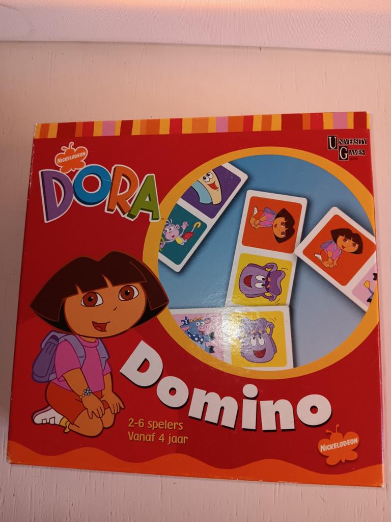 Dora domino, Een of twee spelers, Ophalen of Verzenden, Gebruikt